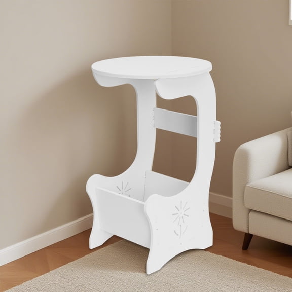 InsCrazy Nightstand for Living Room, Bedroom, Office, Home Workshop, Bedside Table Mini Coffee Table Sofa Side Table