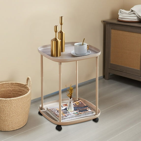 InsCrazy Nightstand for Office, Living Room, Kitchen, Bathroom, Dorm, Side Table Storage Shelf Coffee Table Bedside Table