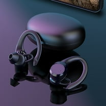 InsCrazy Open Ear Bluetooth Headphones, Sport Headphones with Ear Hook Hanging Ear True Wireless High Battery Low Latency Double Microphone