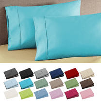 InsCrazy Pillow Cover, King Size, Pillow Cases - 2 Pack - Envelope Closure - Soft Brushed Microfiber Fabric - Shrinkage and Fade Resistants Pillow Covers 20 X 30 Inches