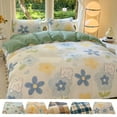 thumbnail image 1 of InsCrazy Printed Comforter Set Twin Size Bedding Set, Skin Friendly and Cozy Warm Twin Bed Sheet with Pillow Case and Duvet Cover on Clearance, 1 of 7