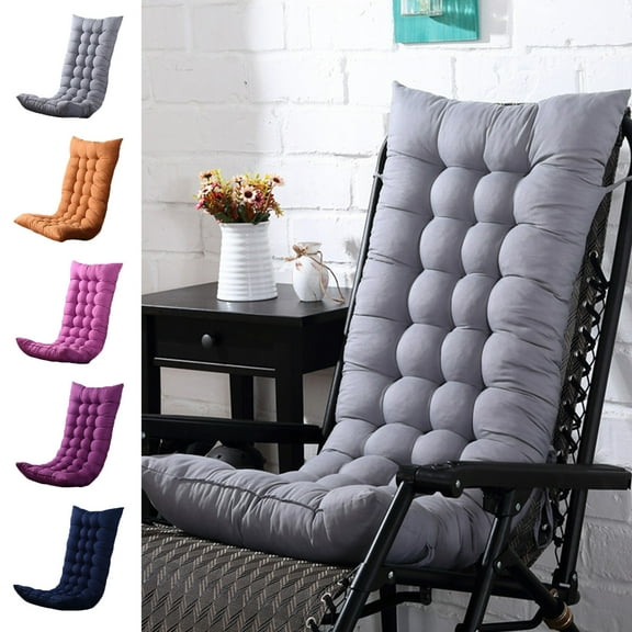 InsCrazy Rocking Chair Cushions Tufted Floor Cushion for Living Room Tatami Office Computer Chair High Back Chair Furniture Front Porch Rocking Chair 20 X 50 inches