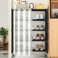 thumbnail image 1 of InsCrazy Shoe Cabinet Multi-layer Shoe Rack Dusts-proof Stackable Shoe Rack Storage for Kitchen Bathroom Laundry Room Office, 1 of 6