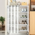 thumbnail image 1 of InsCrazy Shoe Cabinet Multi-layer Shoe Rack Dusts-proof Stackable Shoe Rack Storage for Kitchen Bathroom Laundry Room Office, 1 of 6