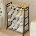 thumbnail image 1 of InsCrazy Shoe Rack Organizer Shoe Rack Organizer Four Tier Shoe Rack Daily for Kitchen Bathroom Office Living Room, 1 of 7