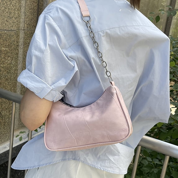 InsCrazy Shoulder Bag for Women, Lightweight Leather Casual Crossbody Bag, Small Handbag Wallet Pouch Work Bag