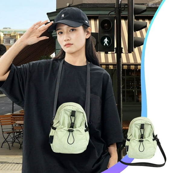 InsCrazy Sling Backpack for Men, Large Capacity Crossbody Bag Sturdy Sling Bag Waterproof Shoulder Bag for Outdoor Hiking Travel