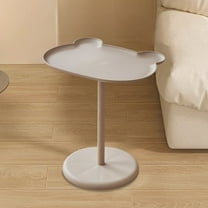 InsCrazy Small Nightstand Cute Bear Shelf Mobile Small Side Table Bedside for Kitchen Bathroom Office Living Room