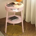 thumbnail image 1 of InsCrazy Small Nightstand Modern Multifunctional Side Table Coffee Table With Drawer for Office, Living Room, Kitchen, 1 of 6