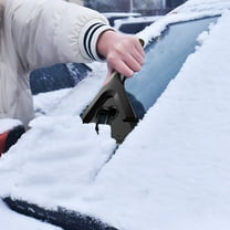 InsCrazy Snow Brush, Ice Scrapers for Car Windshield Snow Shovel for Car, 5 in 1 Snow Brush with Squeegee and Ice Scraper for Car Windshield Detachable Car Snow Shovel with Grip 12"