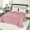 thumbnail image 1 of InsCrazy Soft Queen Size Blanket All Season Warm 47.24x78.74in Double-sided Flannel Taffeta Blanket Comfort Conditioning Cover Blanket Nap Sofa Blanket 9 Colors Available, 1 of 7
