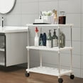 thumbnail image 1 of InsCrazy Storage Cart with Wheels Storage Shelves With Wheels Independent Shelving Unit Pantry for Office, Living Room, Kitchen, Bathroom, Dorm, 1 of 6