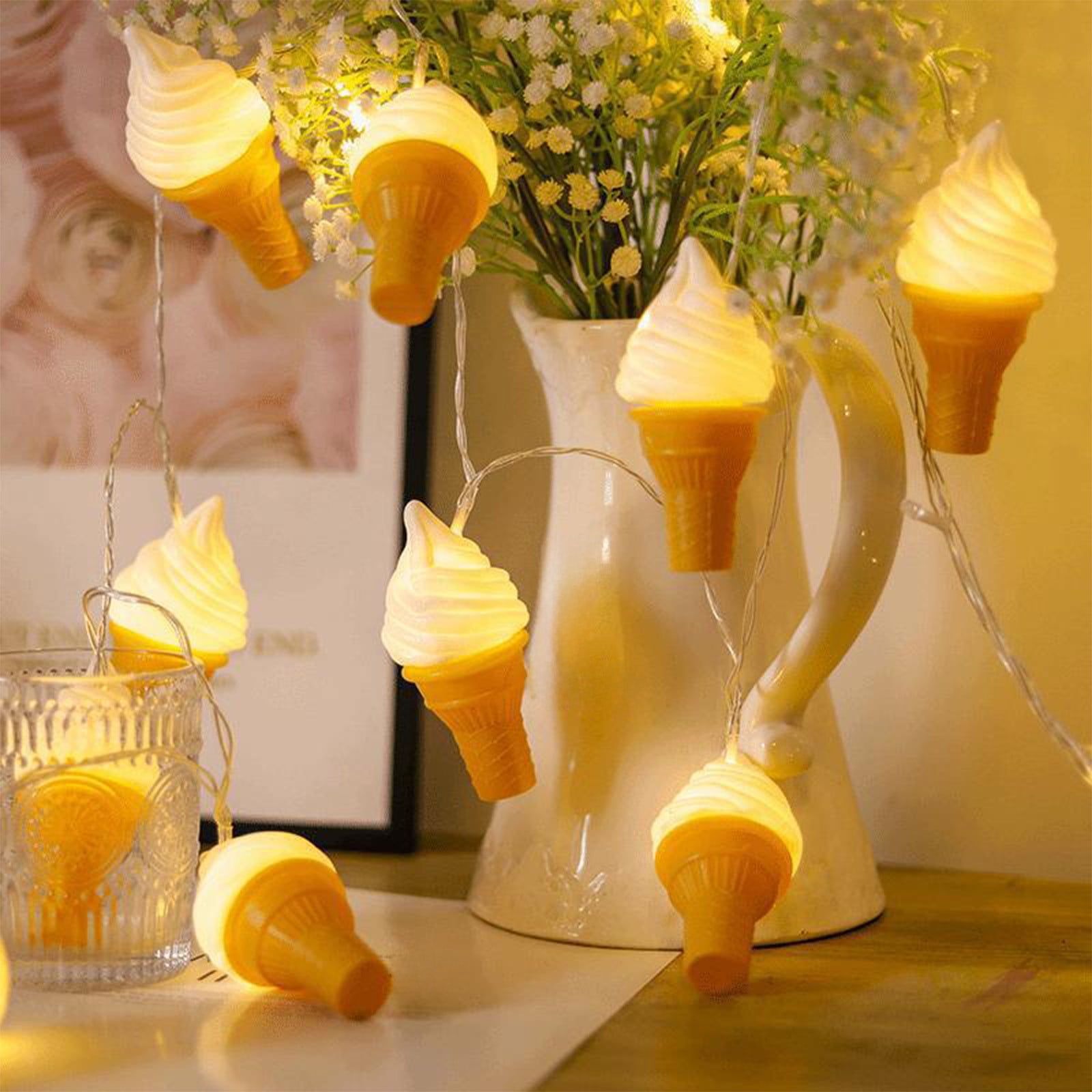 InsCrazy String Lights, Polymer 9.84Feet/20 LED Operated String Lights