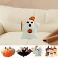 thumbnail image 1 of Halloween Throw Pillow Plush Decorative Pillows - Bat/Pumpkin/Ghost/Bear Shaped Cute Throw Pillows, Indoor Halloween Decoration Cushion for Sofa, Couch, Bed, Living Room Home Decor, 1 of 4