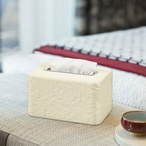 InsCrazy Tissue Box Holders Cover Space‑Saving & Lightweight Tissue Cover Box With Tissue Cell Phone Facial Paper Organizer on Clearance