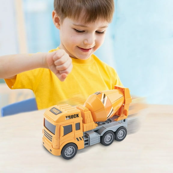 InsCrazy Toy Trucks Construction Truck Toys for Boys Children Simulation Engineering Car Toy Model Educational Drive Walking Toy Toys for Kids Summer Savings