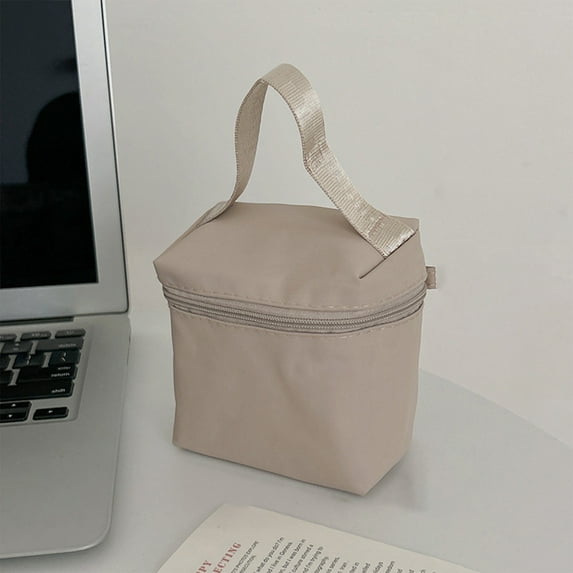 InsCrazy Travel Bag, Handheld Makeup Bag Travel Storage Bag Lipstick Storage Bag