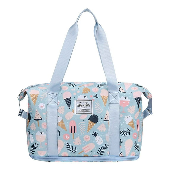 InsCrazy Travel Bag New Single Shoulder Crossbody Bag with Large Capacity and Multiple Compartments Oxford Cloth