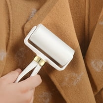 InsCrazy Lint Roller for Clothes, Pet Hair Remover for Laundry Extra Wide Sticker Roller Hair Removal Brush Roller Brush with 60pcs Strong Adhesive Cleaning Paper Replacement Paper