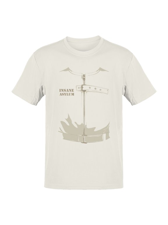 Insane Asylum Straightjacket Graphic Men's T-shirt