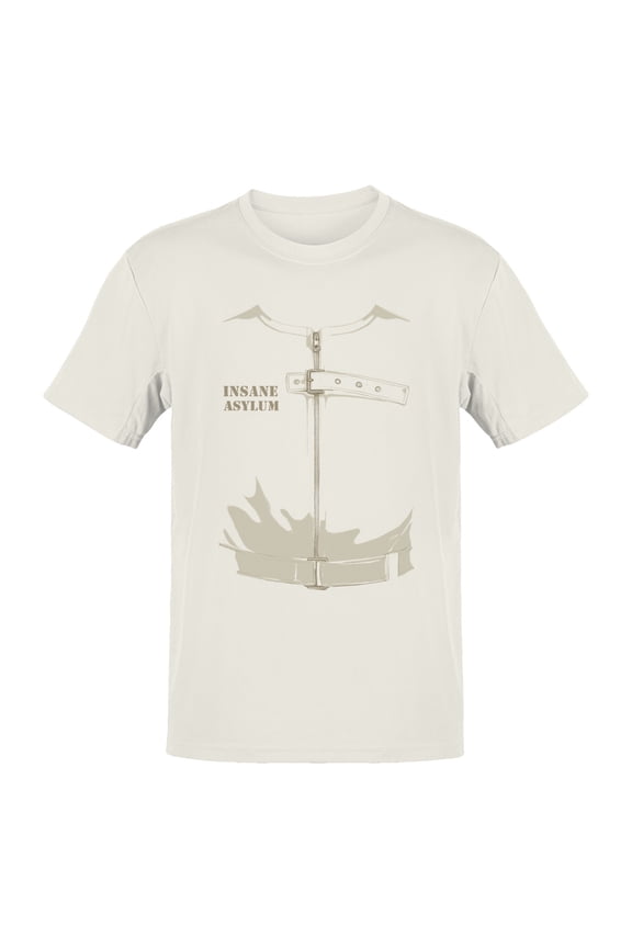 Insane Asylum Straightjacket Graphic Men's T-shirt