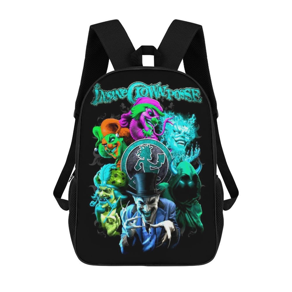 Insane Clown Posse ICP Backpack Casual Daypack School Bag Bookbag ...