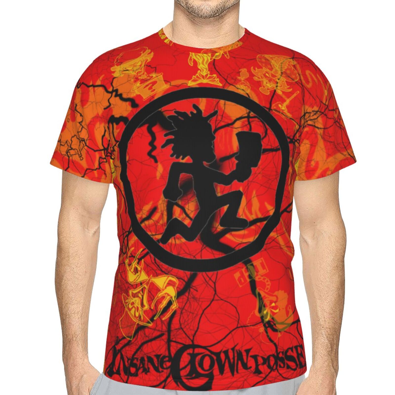 Insane Clown Posse Icp Merch Unisex 3d Pattern Printed Short Sleeve TShirts Casual Graphics