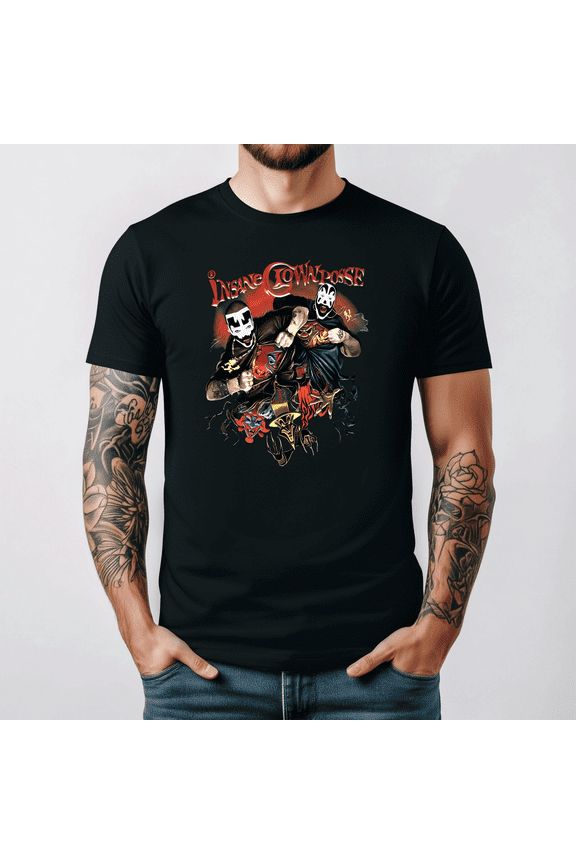 Insane Clown Rap Duo Graphic T-shirt Vintage Music Fan Style,for unisex up to 5XL