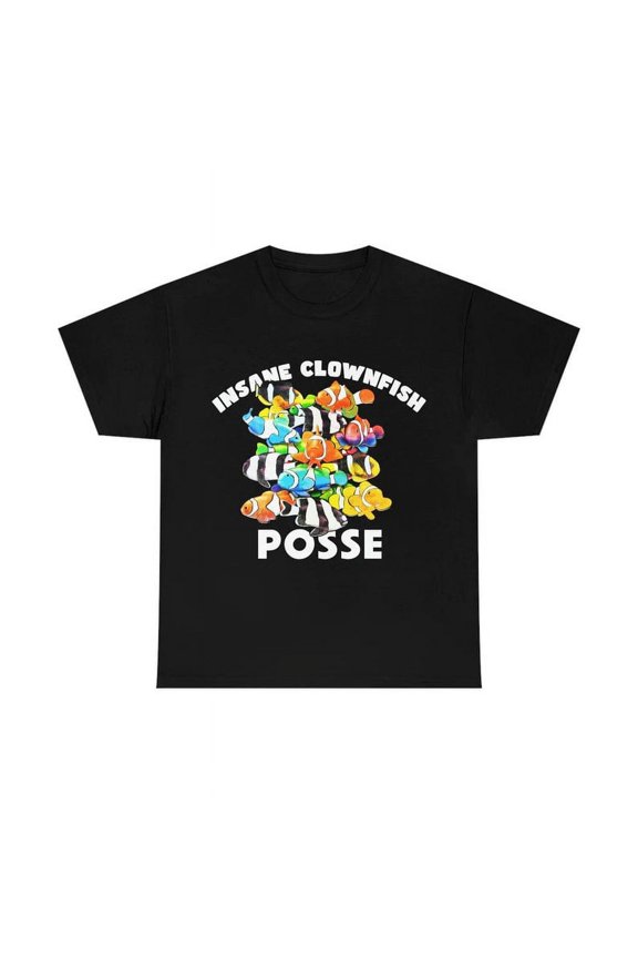 Insane Clownfish Posse Sea Creature Graphic Design Everyday T-Shirt