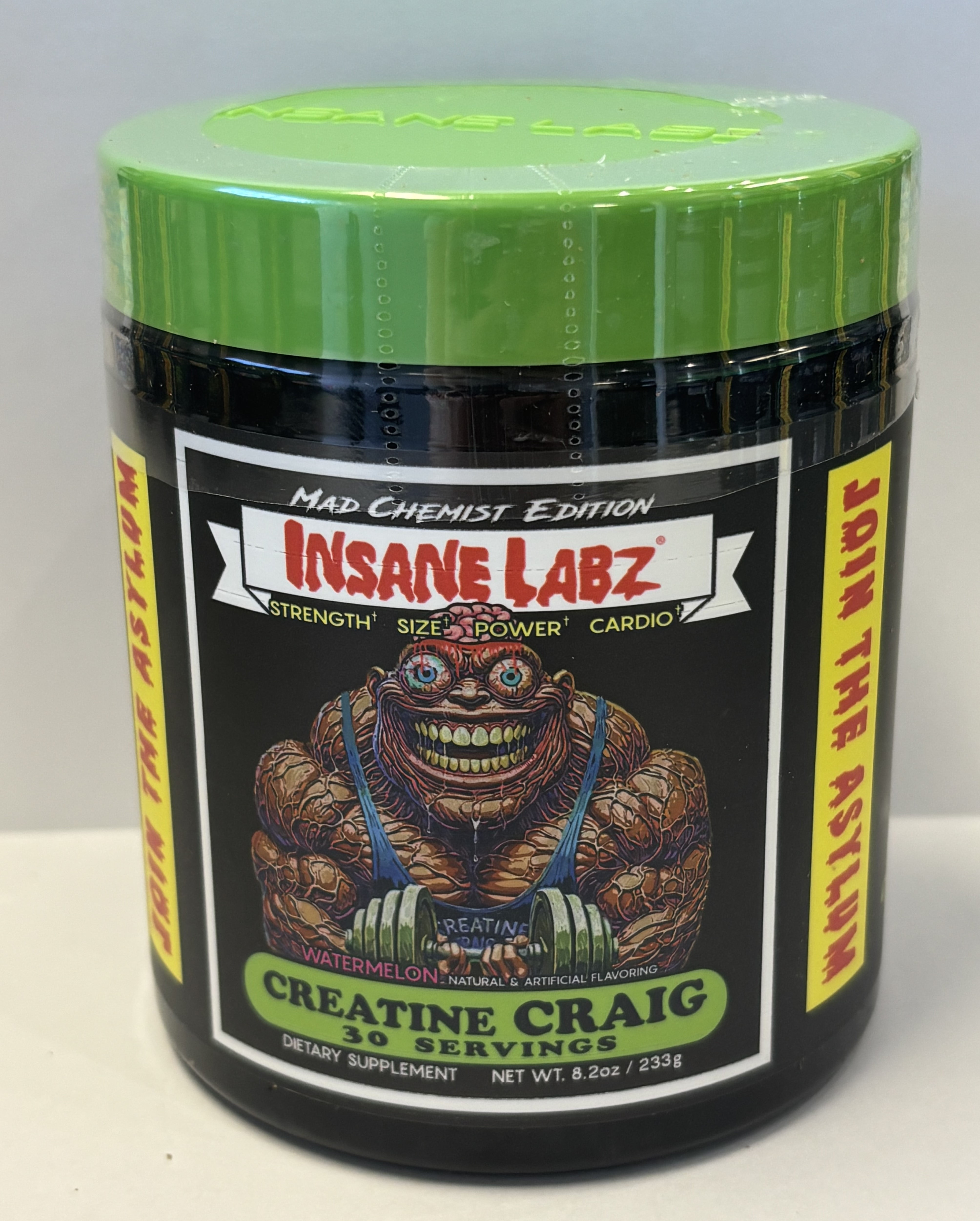 Insane Labz Creatine Craig Watermelon 30 Servings 8.2 oz