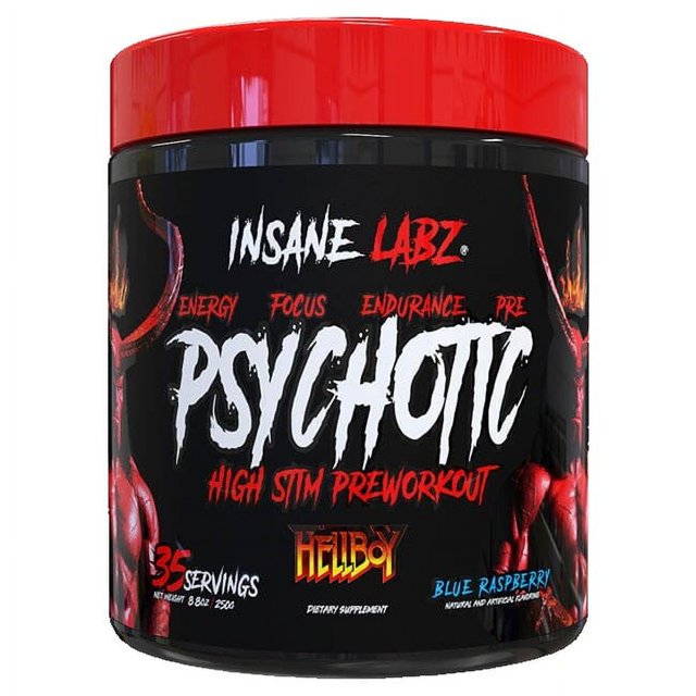 Insane Labz Psychotic Hellboy Edition Pre Workout (Effective like C4