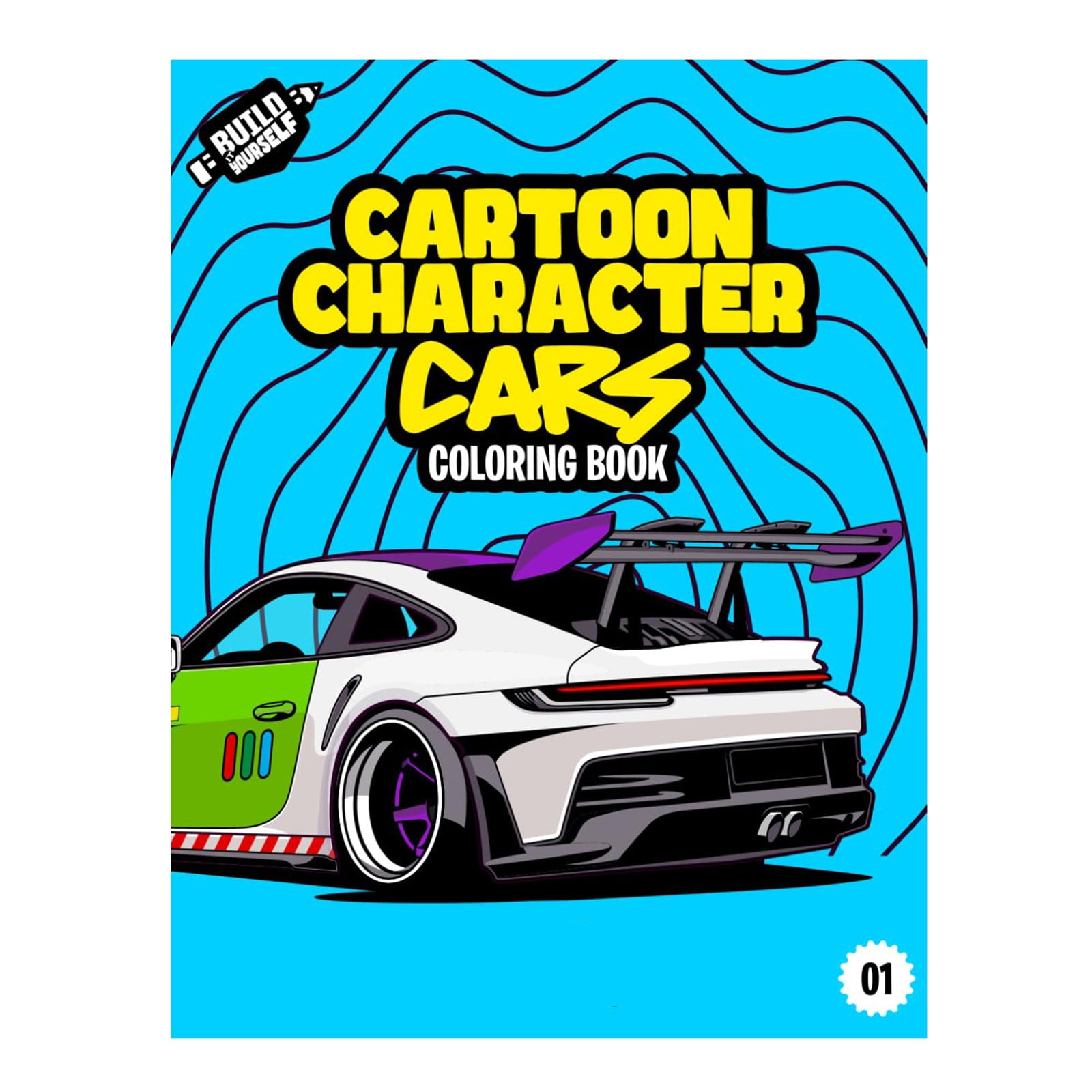 Insane Trucks Coloring Book: Fun Pickups Trucks Adventure with 60 ...