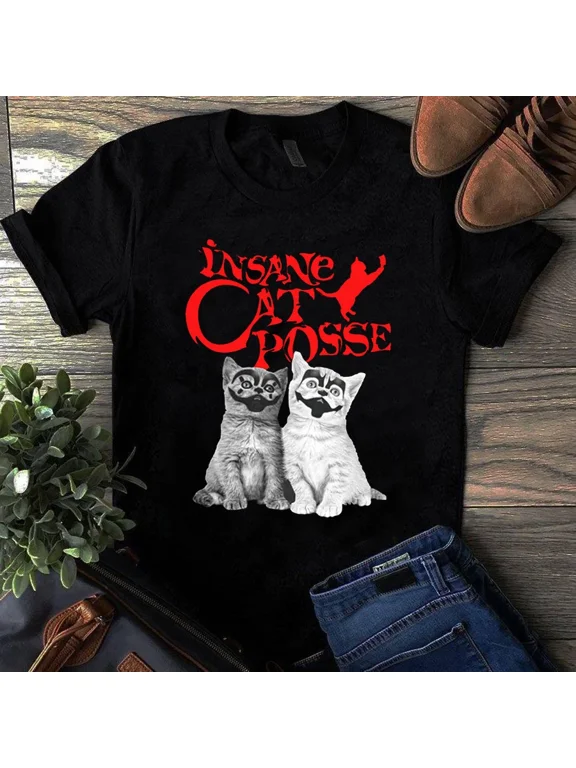 Insane cat posse - IT Cat Halloween - IT Meow - Tshirt