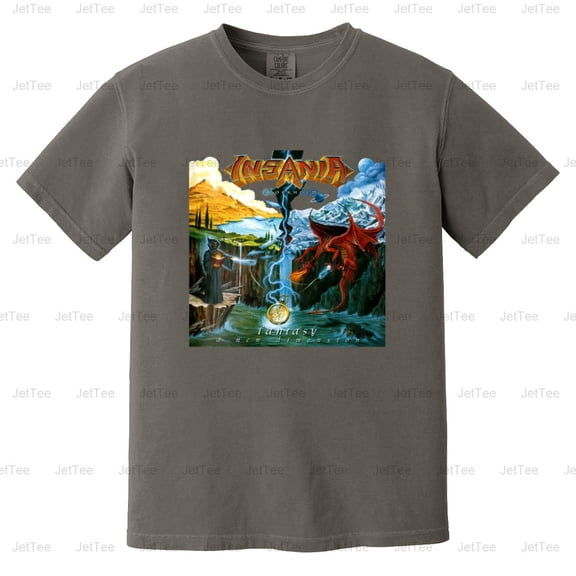 Insania Fantasy A New Dimension Vintage Retro Power Metal Music Band Comfort Color T-Shirt Unisex, up to 4XL