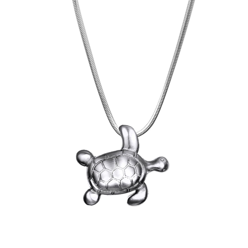 Insect Animals Memorial Cremation Jewelry Urn Ashes Holder Necklace (Sea Turtle)