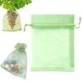 thumbnail image 1 of Insect Barrier Net Bag,Reusable Nylon Mesh Plant Protection Bag with Drawstring for Fruit Trees Vegetables Flowers,Bird Netting Against Pests Squirrels for Garden Greenhouse OrchardsLight Green 1pc, 1 of 9