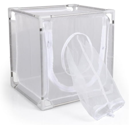Insect Breeding Cage, Insect Rearing cage with Ultra Fine Mesh, Size 12" x 12" x 12"