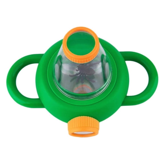 Insect Bug Viewer with 2 Way Magnifying Glass, Children Educational Toy for Kids, Outdoor Nature Exploration Science Tool, Green