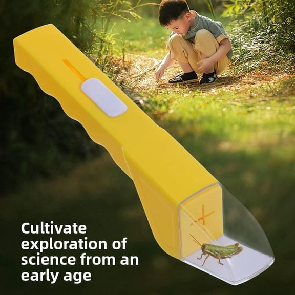 Insect Catcher Handheld Bug Catching Tool with Transparent Viewer for Outdoor Exploration Nature Study Safe Capture