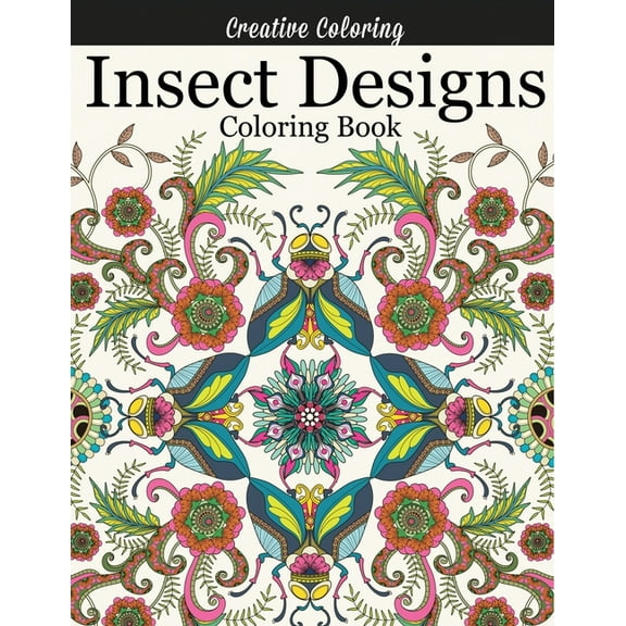 Insect Designs Coloring Book, (Paperback)