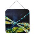 thumbnail image 1 of Insect - Dragonfly Night Flight Dark Blue Aluminium Metal Wall or Door Hanging Prints, 1 of 1