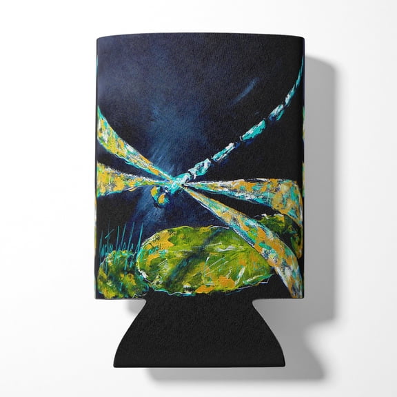 Insect - Dragonfly Night Flight Dark Blue Can or Bottle Beverage Insulator Hugger