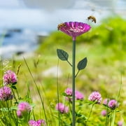 Insect Drinkers 63 X 9 Cm Bee Insect Drinking Cups Metal Flower Shape Bee Drinker For The Garden To Provide A Safe Drinking Water Source For Pollinators Bee