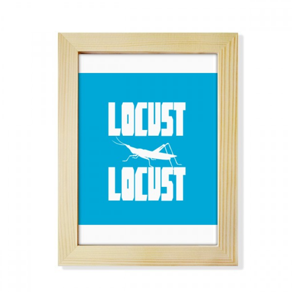 Insect Fear Animal Grasshoppers Desktop Adorn Photo Frame Display Art Painting Wooden