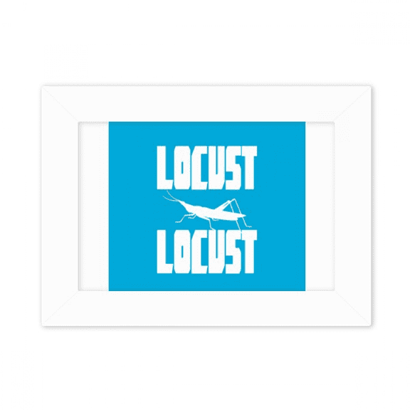 Insect Fear Animal Grasshoppers Photo Mount Frame Picture Art Painting Desktop 5x7 inch