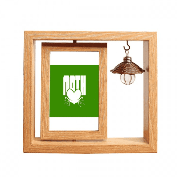 Insect Fear Animal Moths Wooden Rotating Picture Photo Frame 4x6