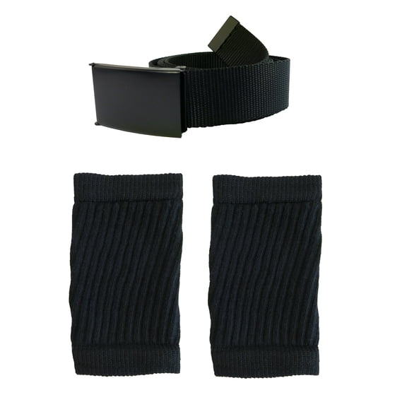 Insect Guard Permethrin Treated InsectGuard Tick Gaiters / Sleeves and Mosquitoes Flies Chiggers & More Insect Repellent Lower Package BB7 (Black/Black). One Size Fits All Up To Adult Large!