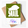 thumbnail image 1 of Insect Harm Fear Animal Snails Welcome Back Greeting Cards Envelopes Blank, 1 of 4