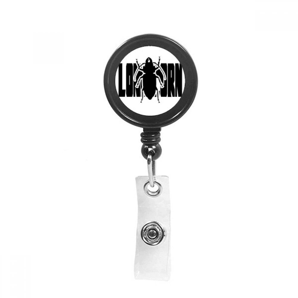 Insect Harm Phobia Longicorn Retractable Keychain Badge Holder ID Badge