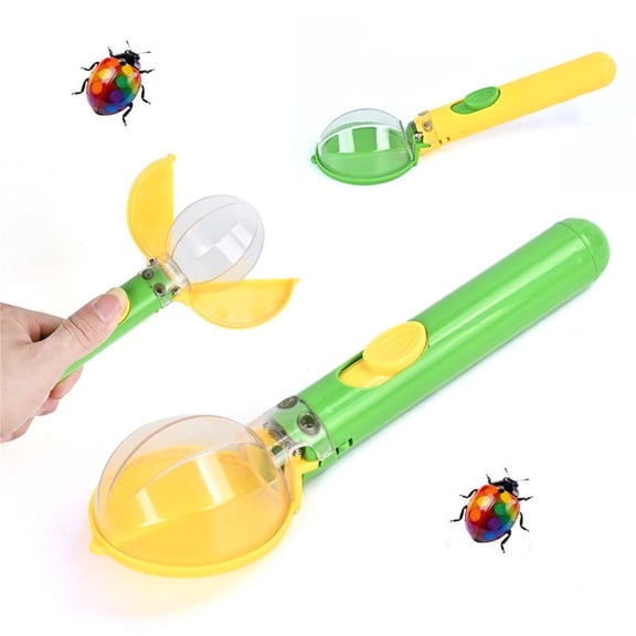 Insect Interactive Viewer Hobby Toys, Bug Catcher Kit for Student, Bug Magnifier for Student, Bug Catching Tool, 8X3X2 Inch Handheld Bug Exploration Device for Backyard